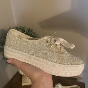 Wedding Keds x kate spade new york Triple Glitter